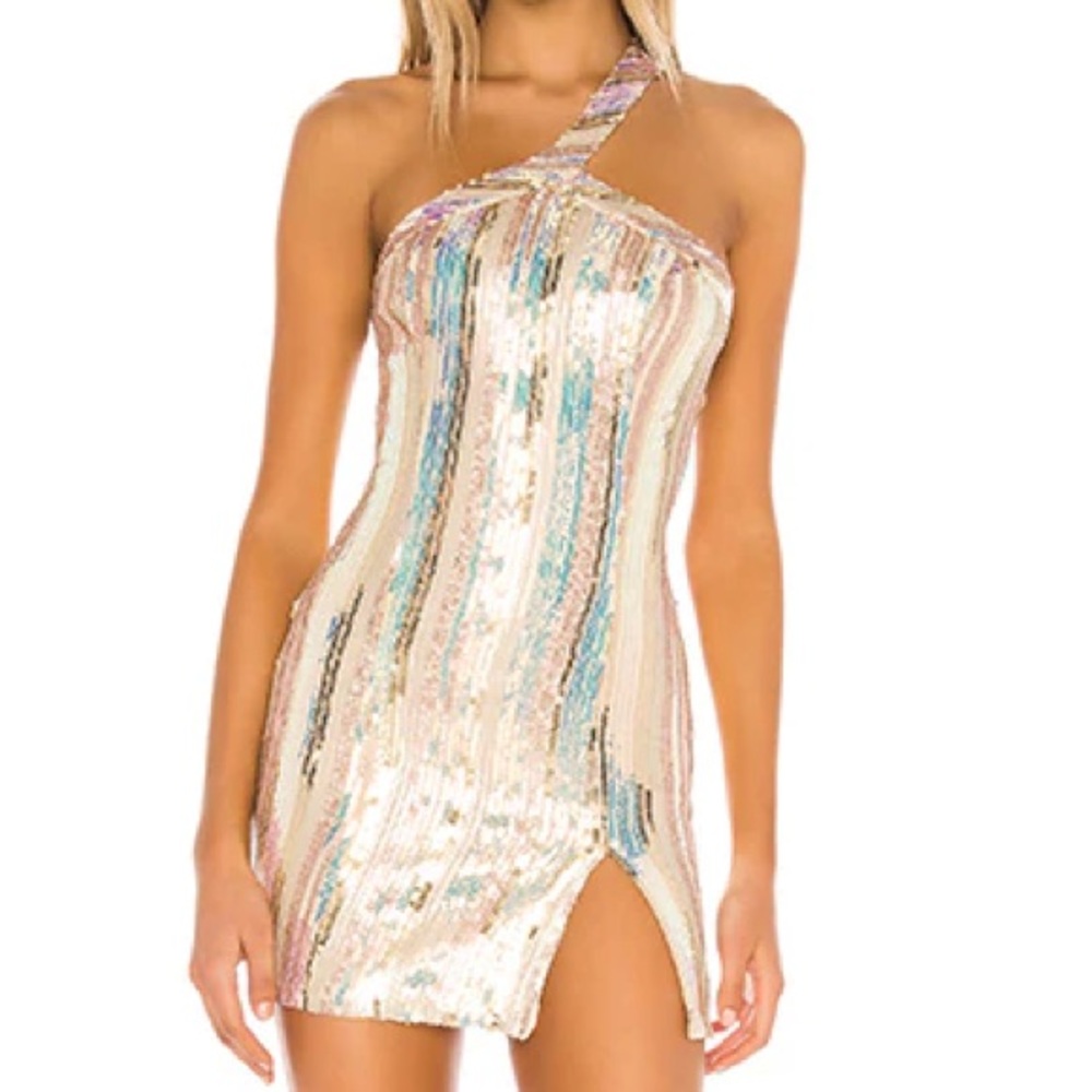 Superdown Ciceley Sequin Mini Dress